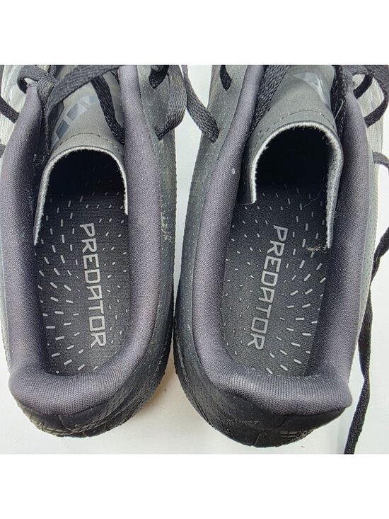 Adidas Predator Club TF Mens Size 10 Carbon Black Indoor Soccer Cleats IG5458 main image 8